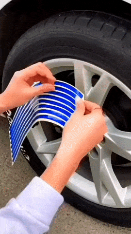 Adhesivo reflectivo para carro y moto